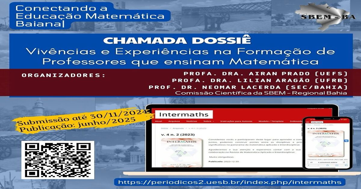 Submissão dos trabalhos até 30/11/24