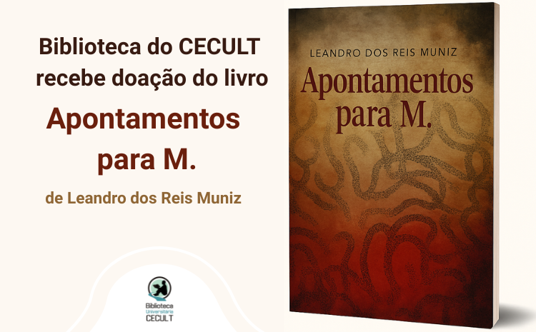 Doação do livro Apontamentos para M.