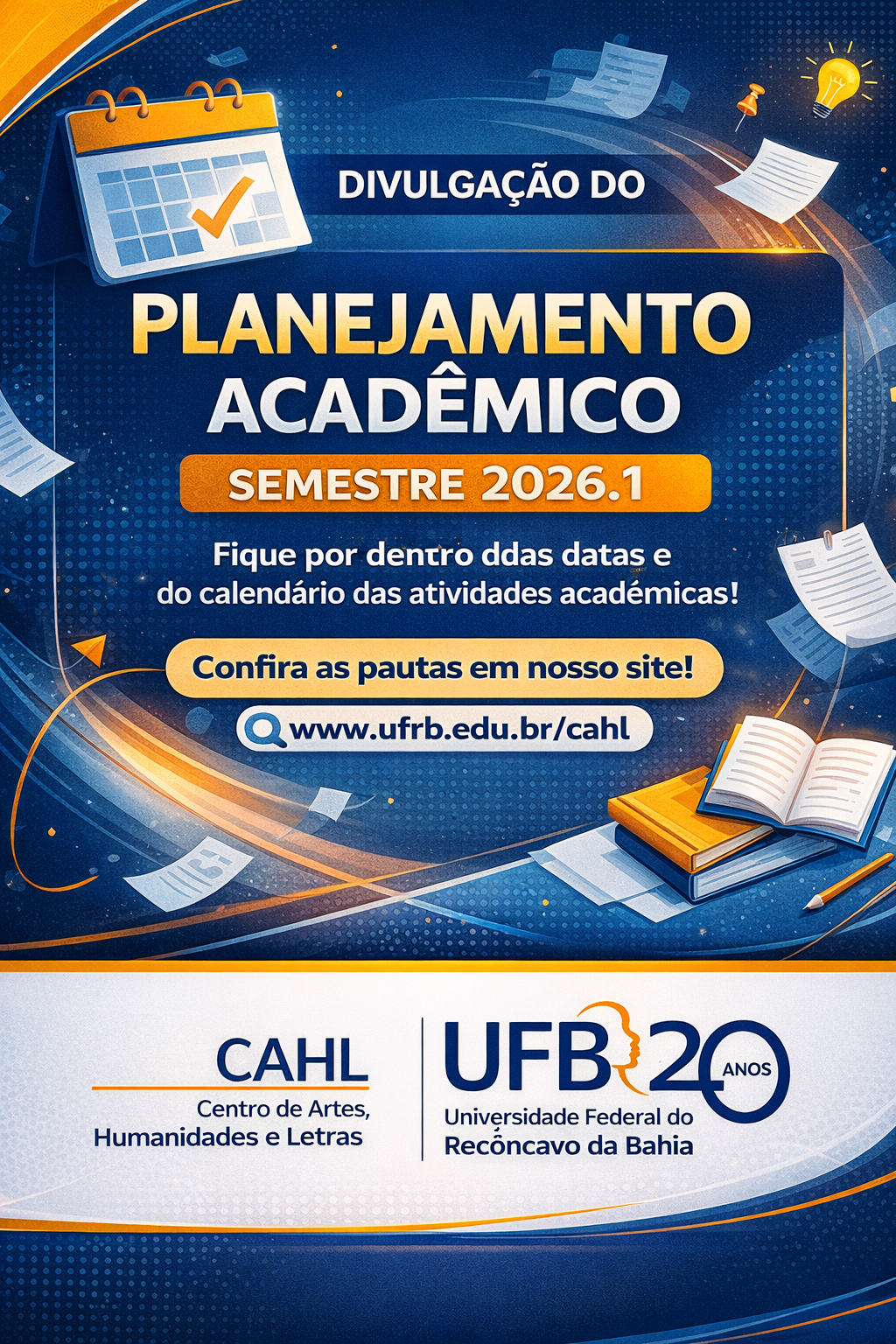 Planejamento 2026.1 cartaz