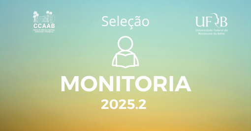 Edital de Monitoria 2025.2 - Inscrições abertas