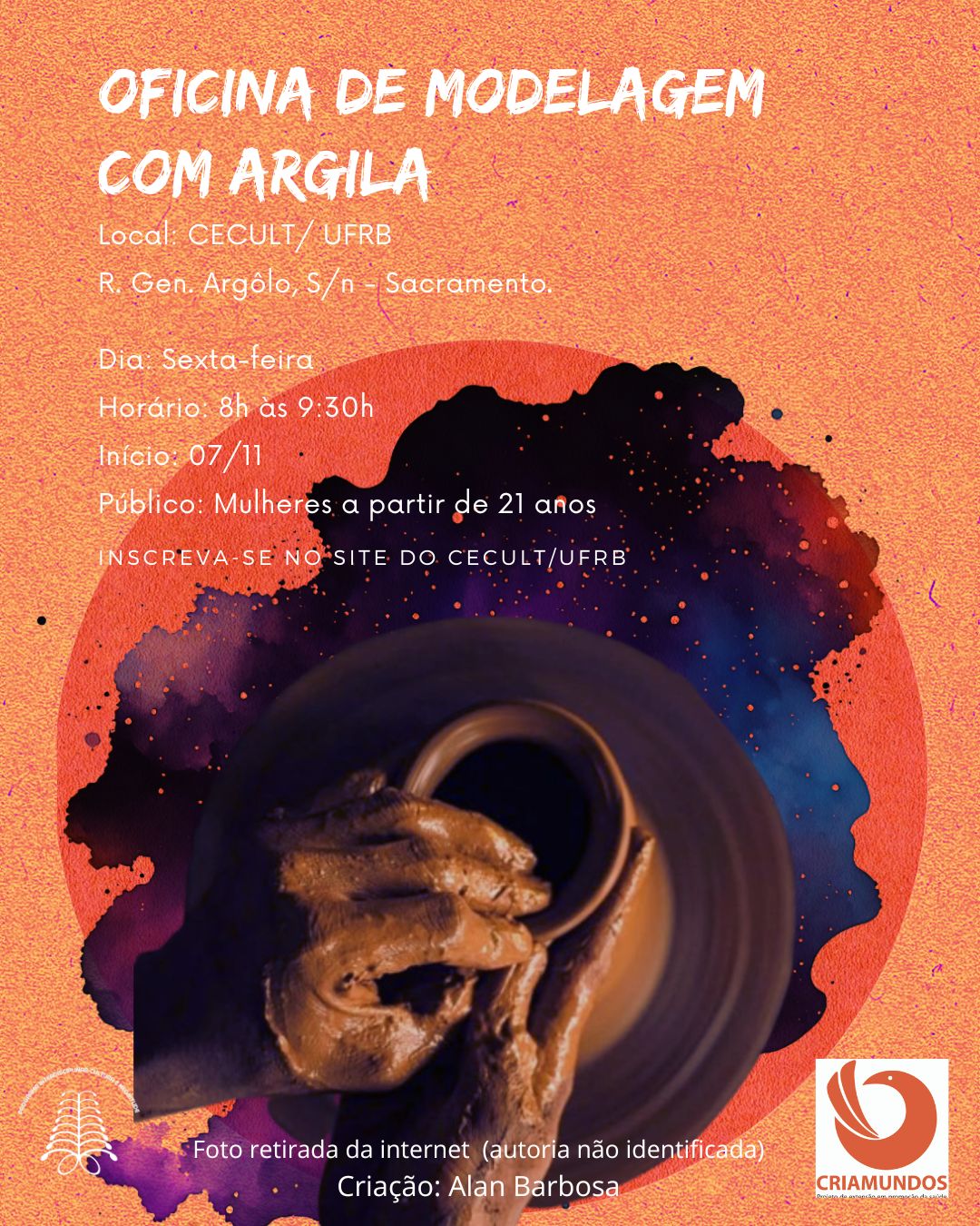 Oficina de Modelagem com argila