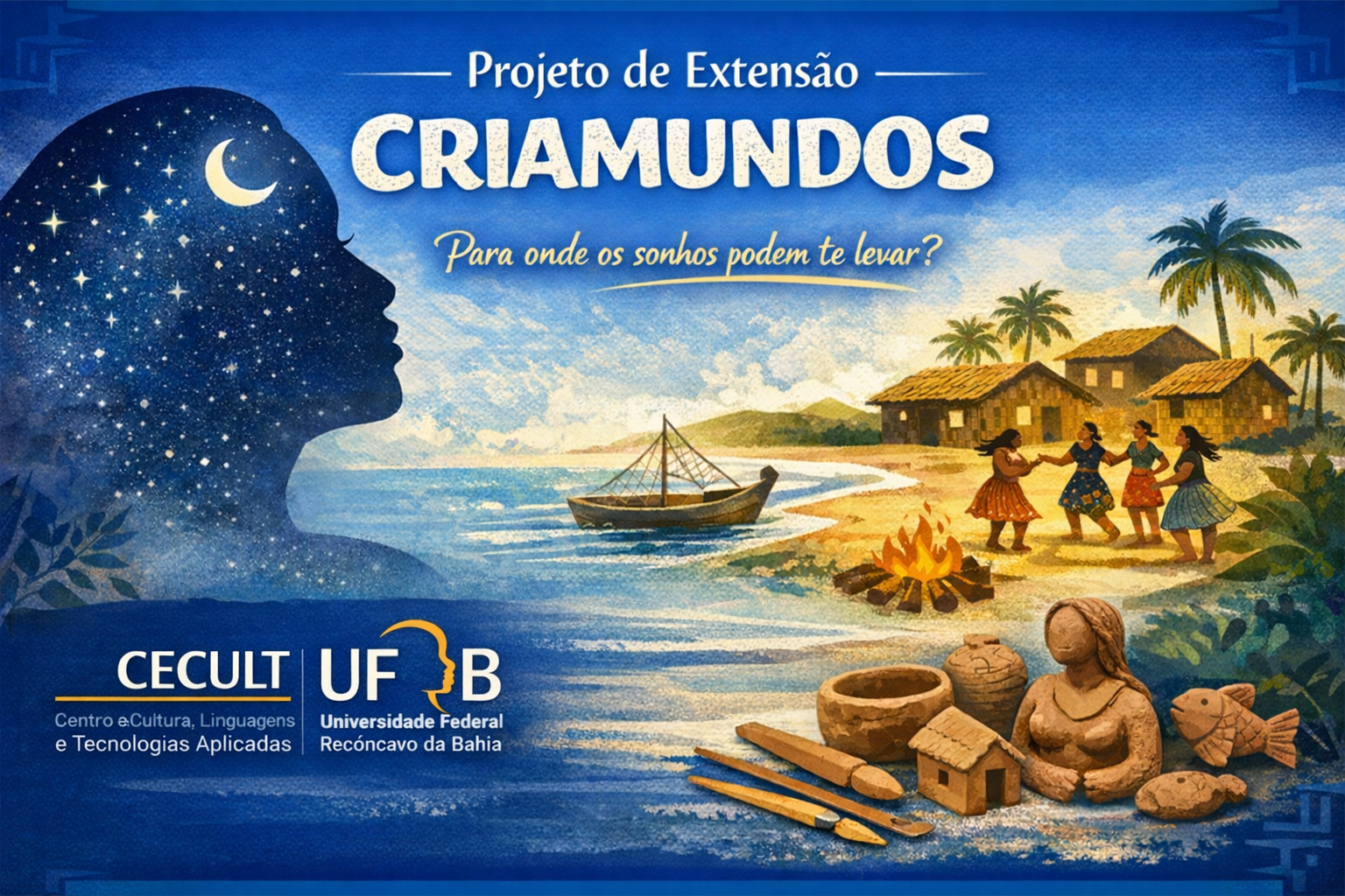 Projeto de Extensão CRIAMUNDOS abre vagas para mulheres do território