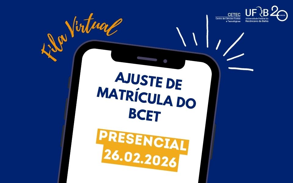 Procedimentos para a Fila Virtual: Ajuste de Componentes Curriculares (BCET)