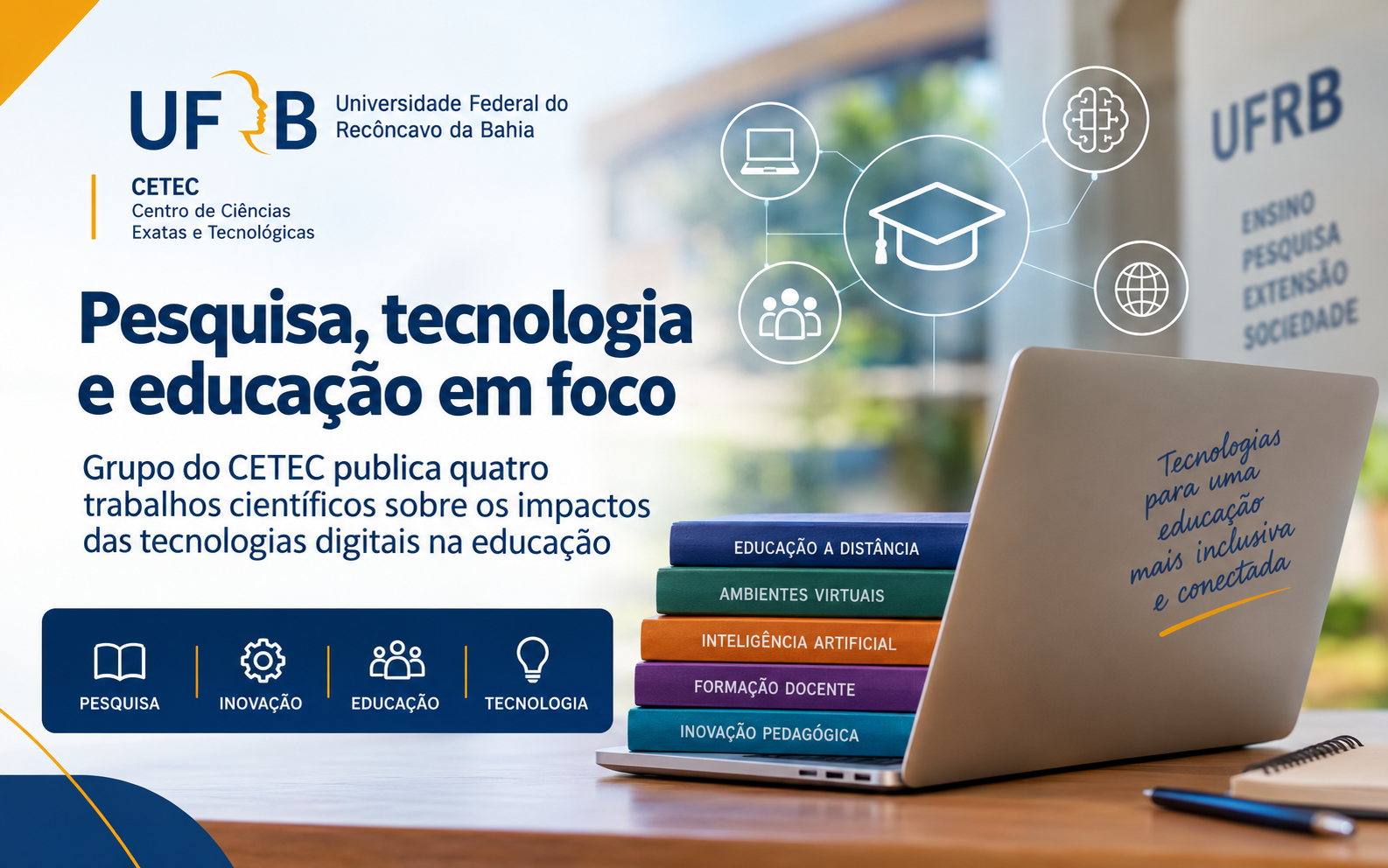 Grupo de Pesquisa do CETEC Amplia Produção em Tecnologias Educacionais