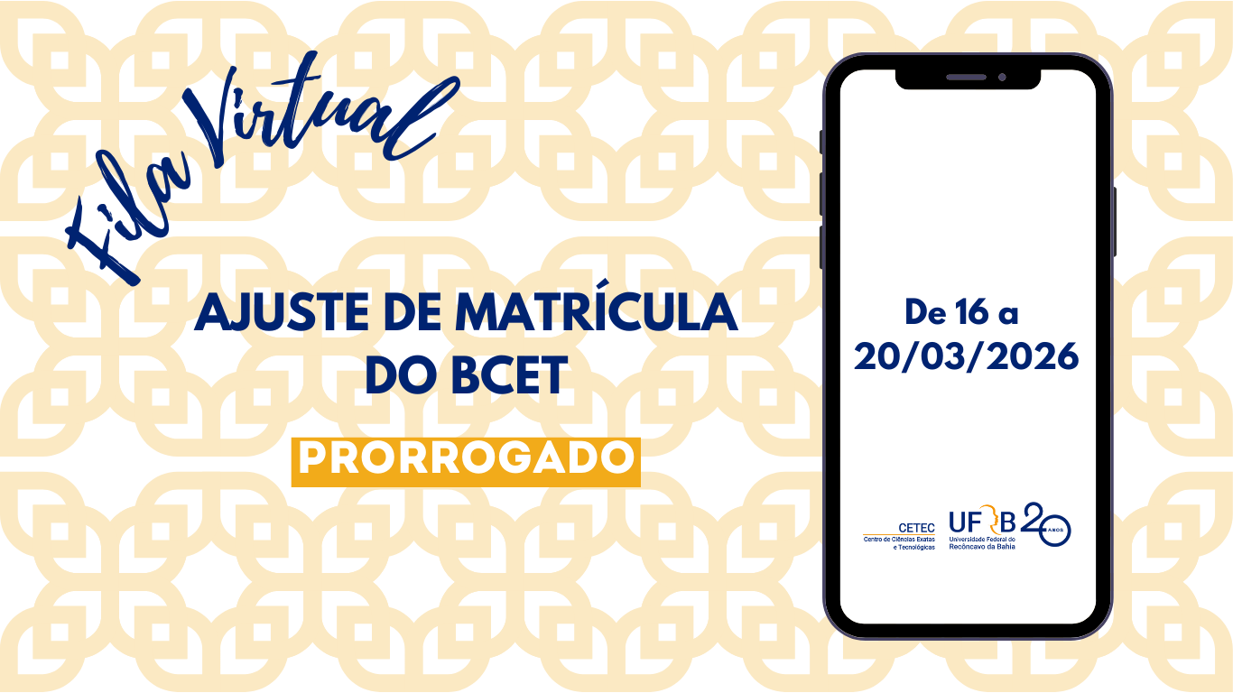 Ajuste Presencial do BCET - Prorrogado