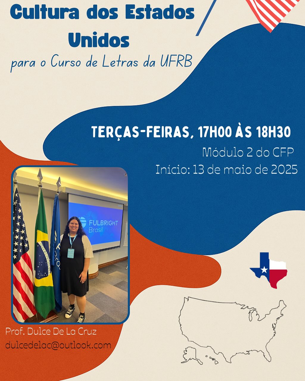 Cultura dos Estados Unidos e Comunicação em Língua Inglesa para Estudantes do PIBID