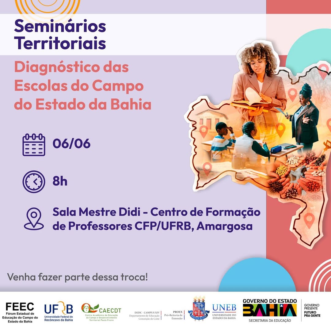 Seminários Territoriais – Diagnóstico das Escolas do Campo do Estado da Bahia
