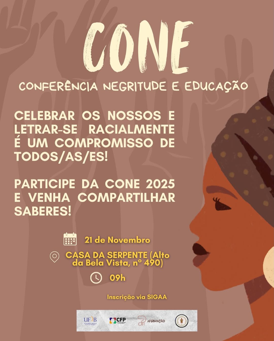 CONE 2025: CONFERÊNCIA DE EDUCAÇÃO E NEGRITUDE