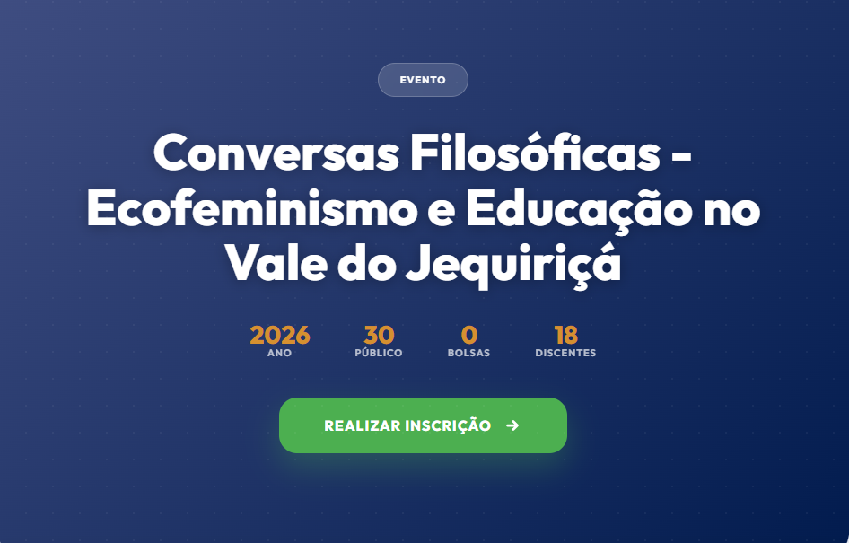 Conversas Filosóficas - Ecofeminismo e Educação no Vale do Jequiriçá