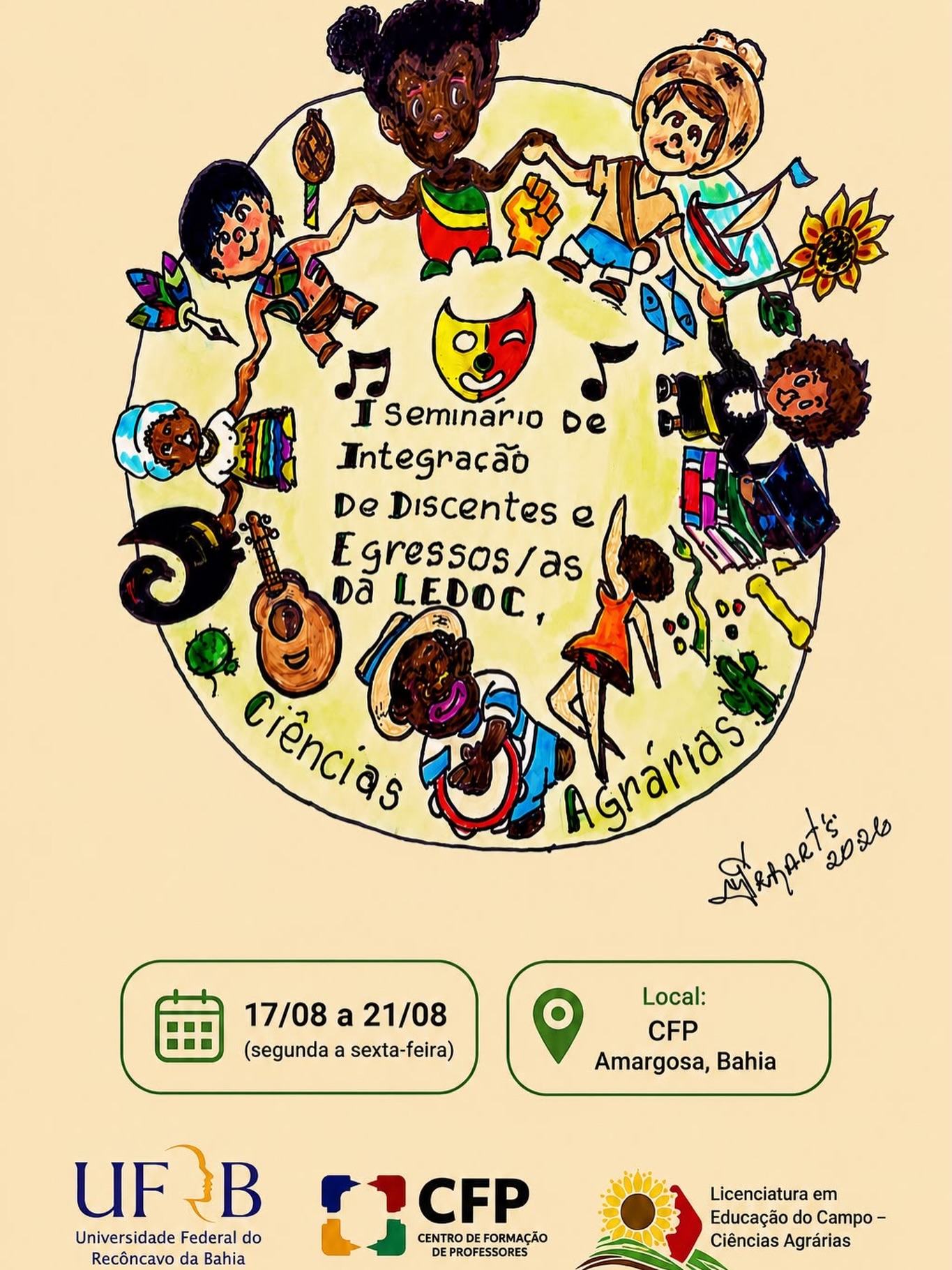 I Seminário de Integração de Discentes e Egressos/as da LEDoC – Ciências Agrárias
