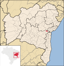 Mapa Amargosa Bahia Brazil