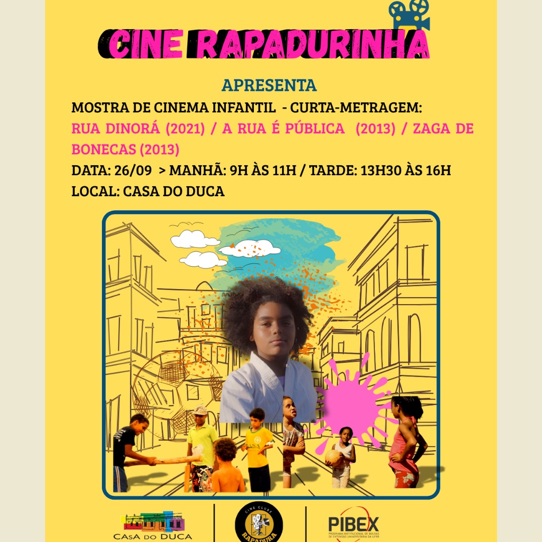 Cine Rapadurinha apresenta uma Mostra de Cinema Infantil