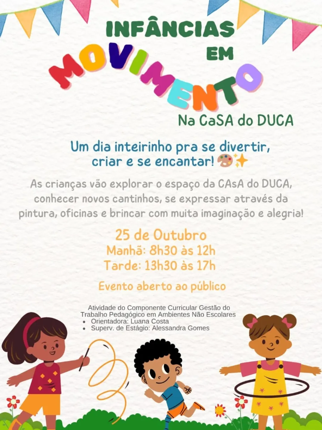 Infâncias em Movimento na Casa do Duca