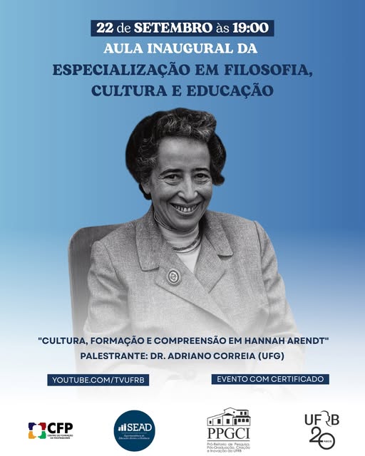 Card Especialização Filosofia UFRB 2025