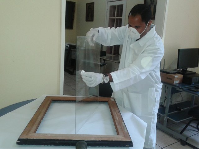 Higienização do vidro