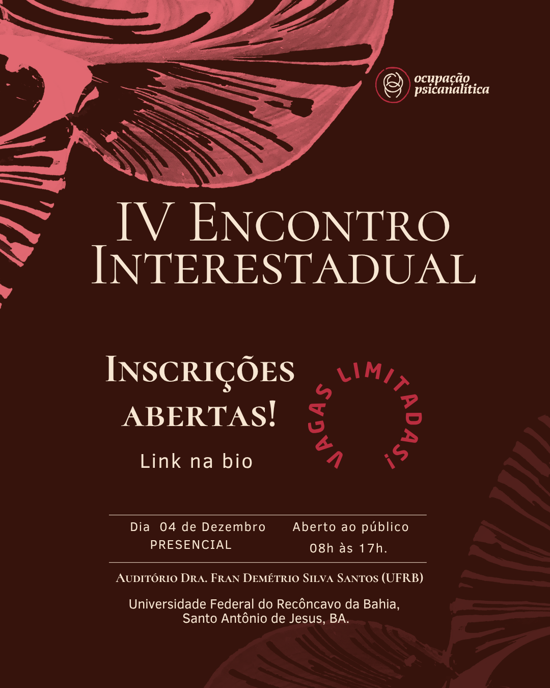 IV Encontro Interestadual do Ocupação Psicanalítica