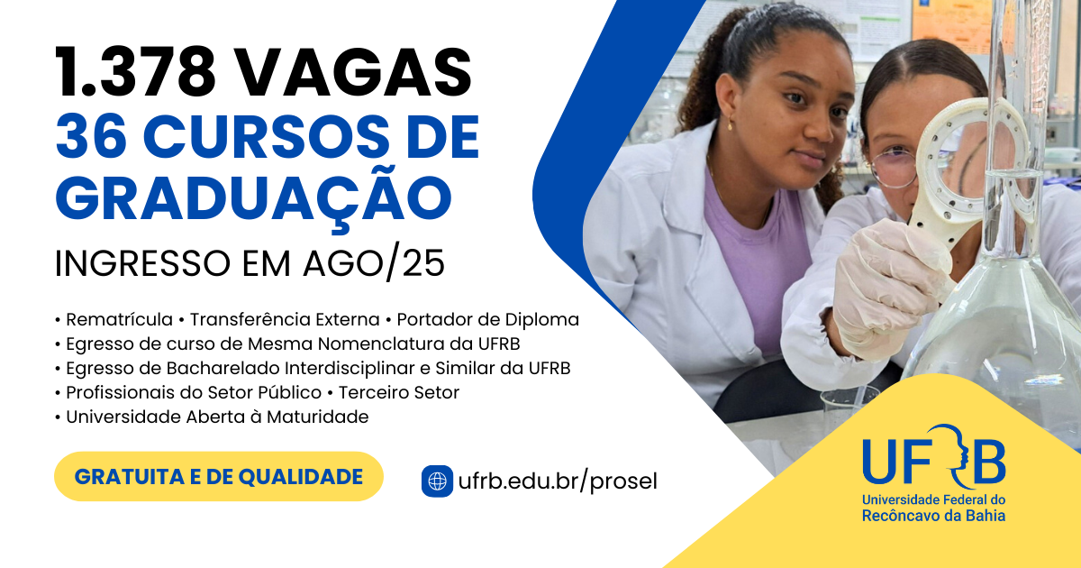 Vagas Ociosas - Rematrícula e Público Externo - 2025.2