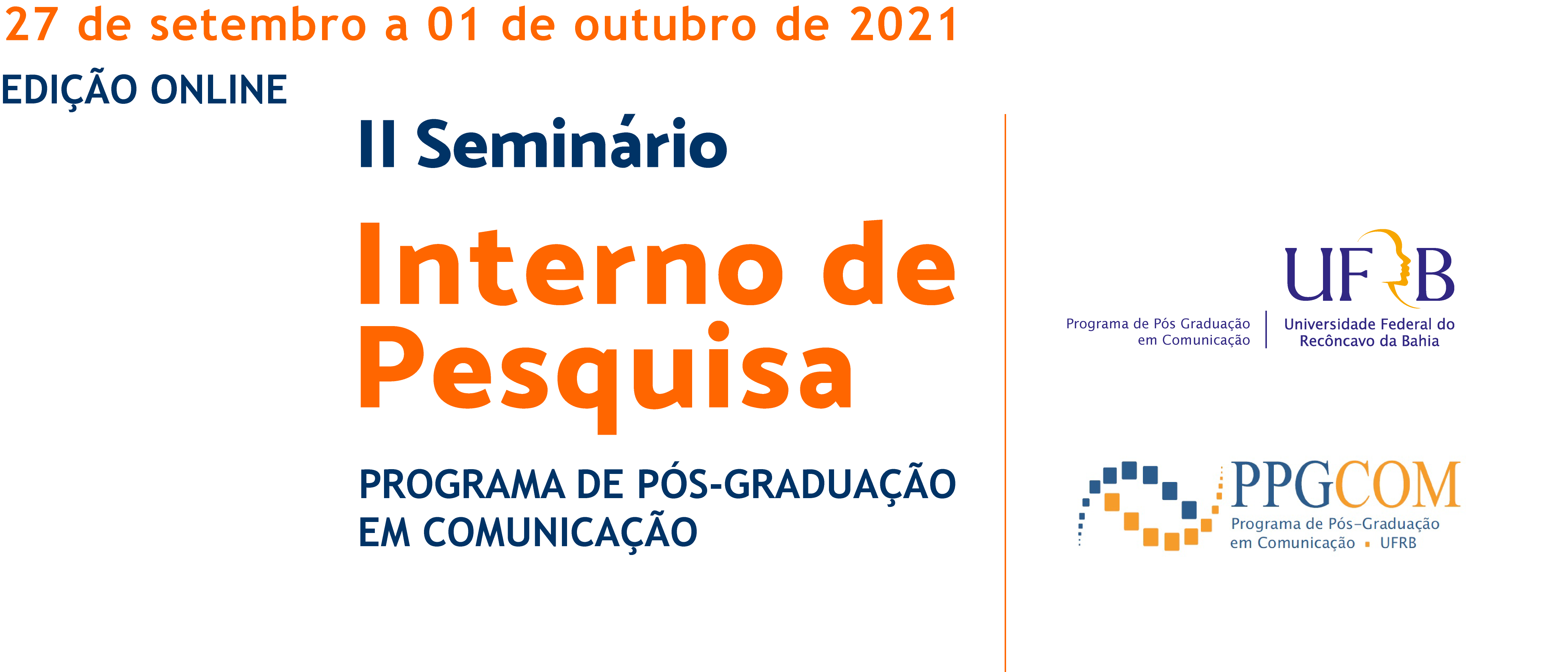 II Seminário Interno de Pesquisa