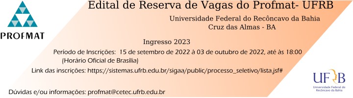 Reserva de Vagas UFRB - 2023