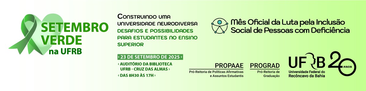 SETEMBRO VERDE na UFRB